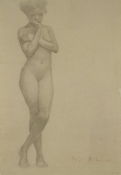 Femme nue debout - James Kerr Lawson